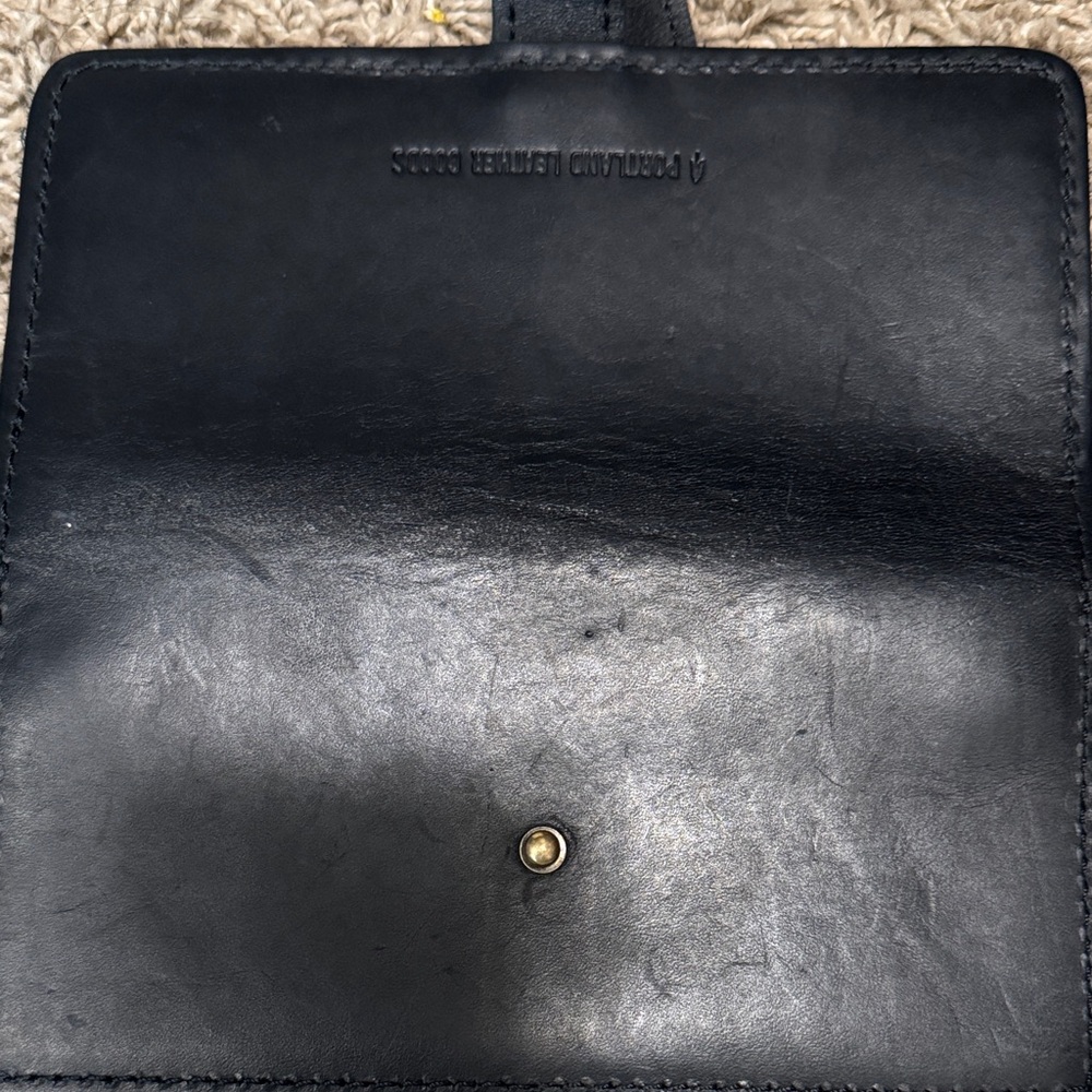 Portland Leather Black Wallet